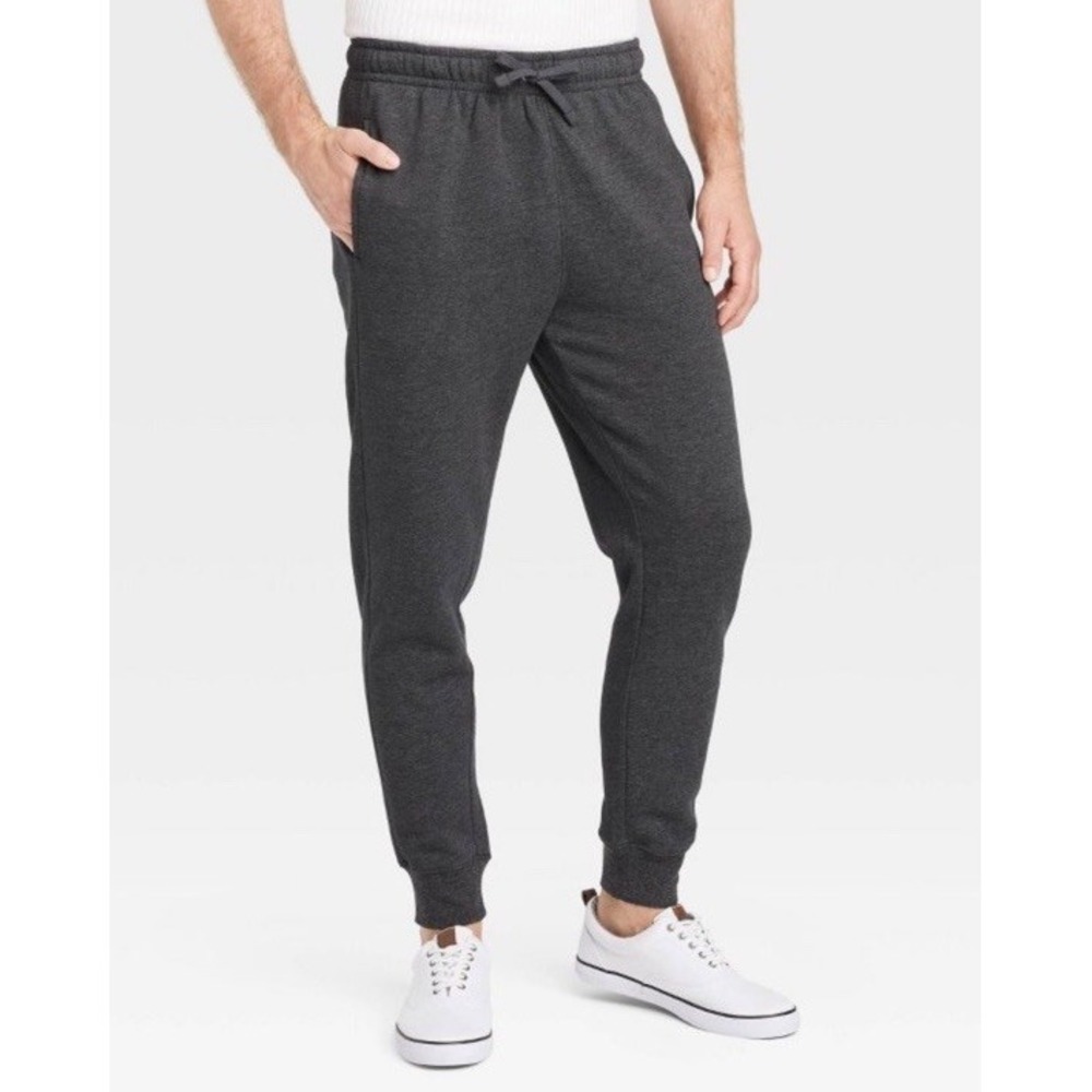 Goodfellow & Co The Every Wear Fleece Jogger Pants Charcoal Gray XXL